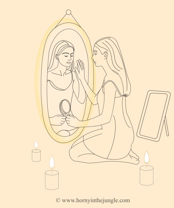 Mirror Masturbation
